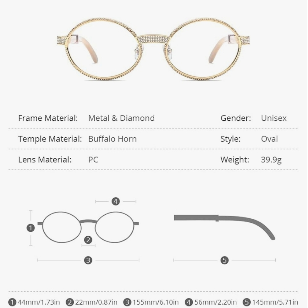 Hepidem Buffalo Horn Glasses - Picture 12 of 13